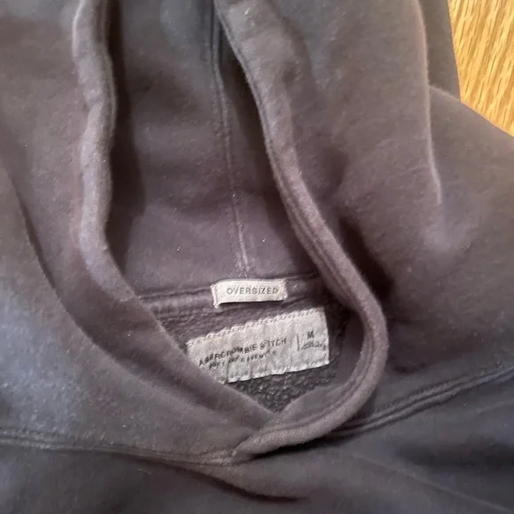 Abercrombie & Fitch Oversized Black Hoodie - Picture 4 of 4